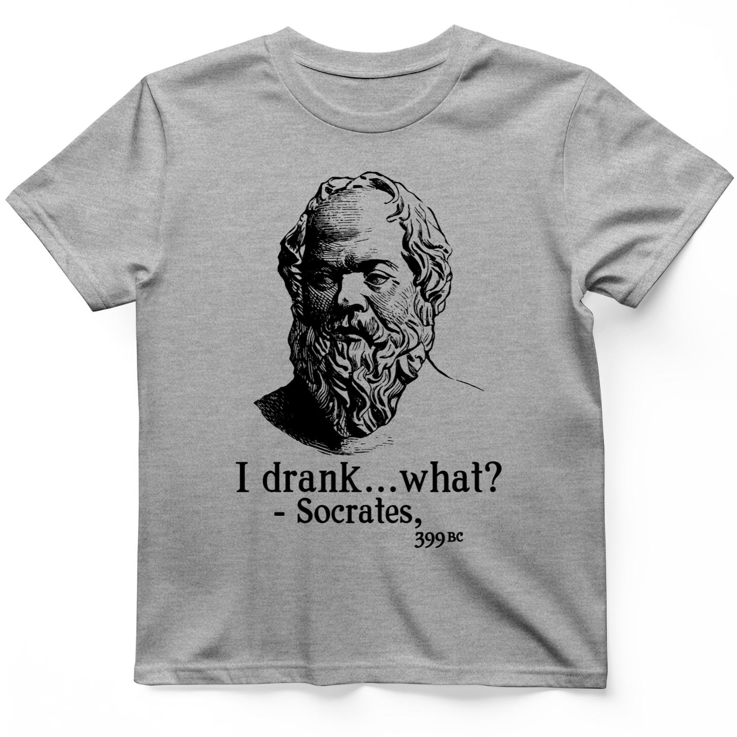 Socrates I Drank What T-Shirt Sport Grey / S
