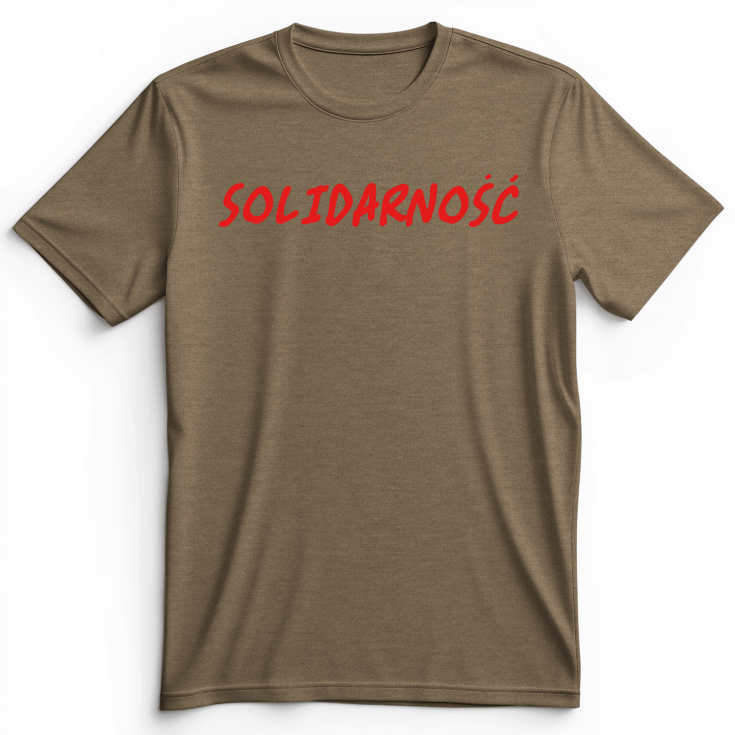 Solidarity Premium Tee Heather Olive / S