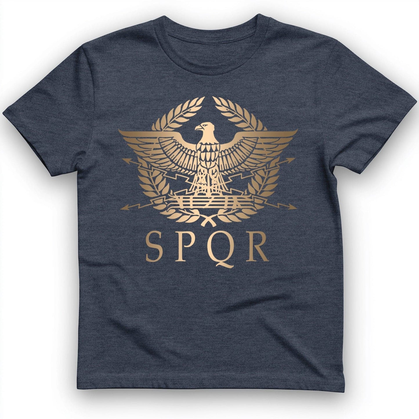 SPQR T-Shirt Heather Navy / S