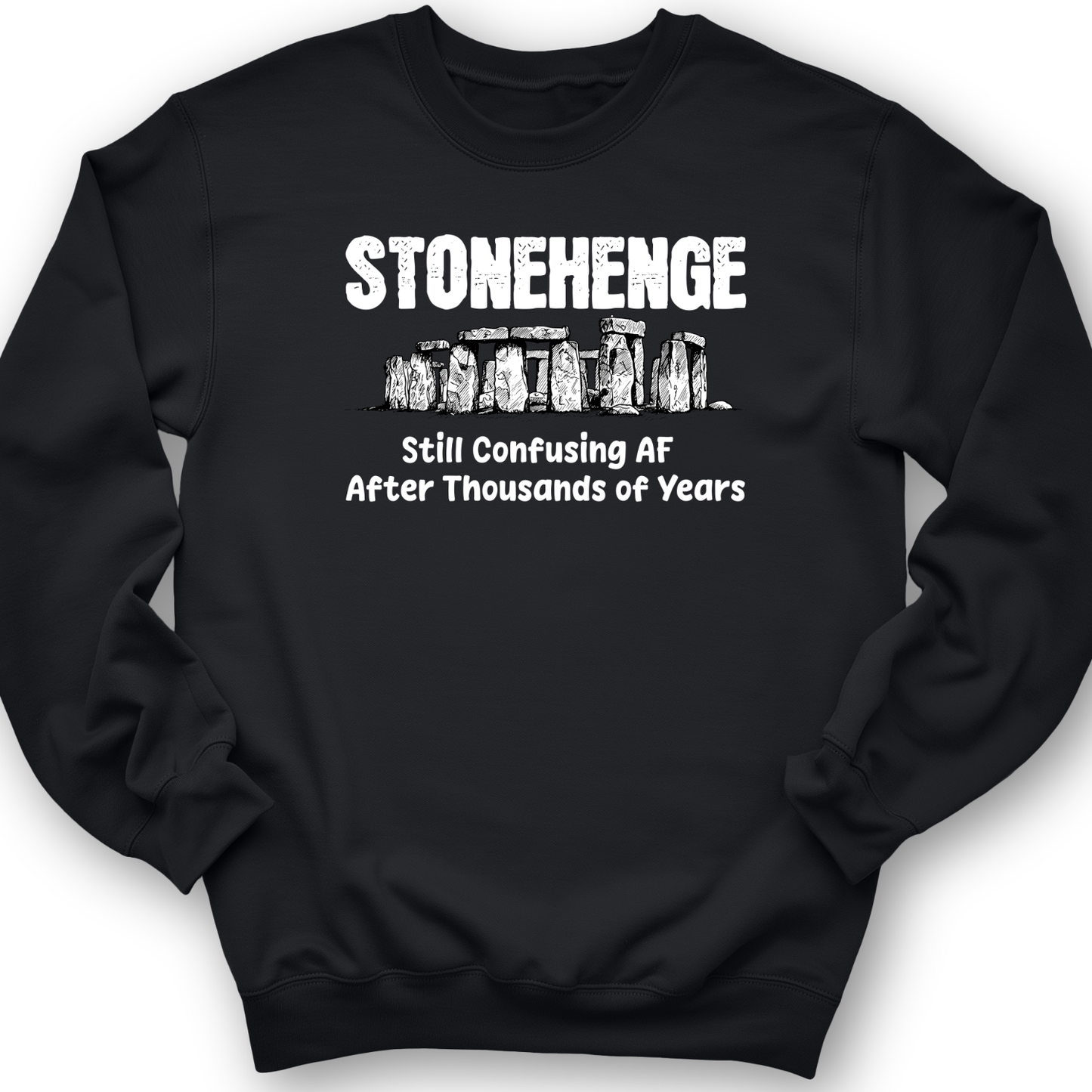 Stonehenge Confusing Crewneck Black / S