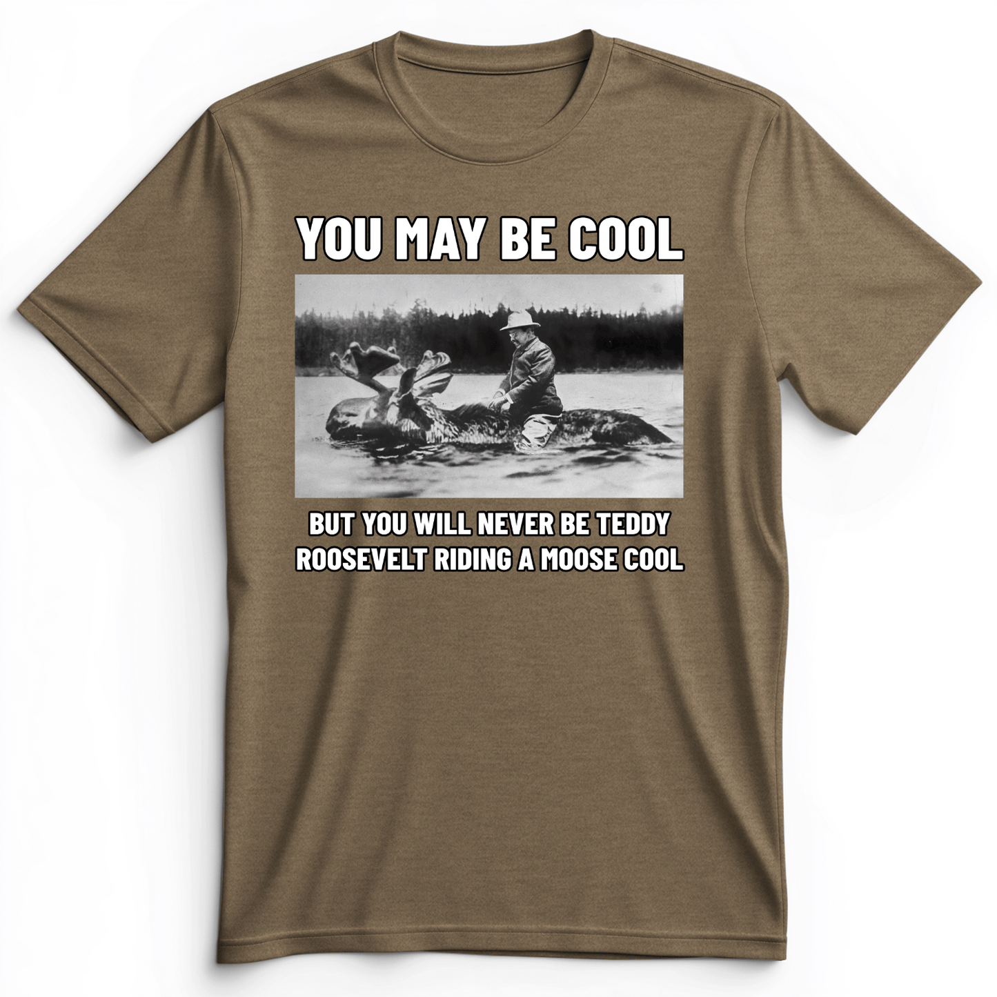 Teddy Riding Moose Premium Tee