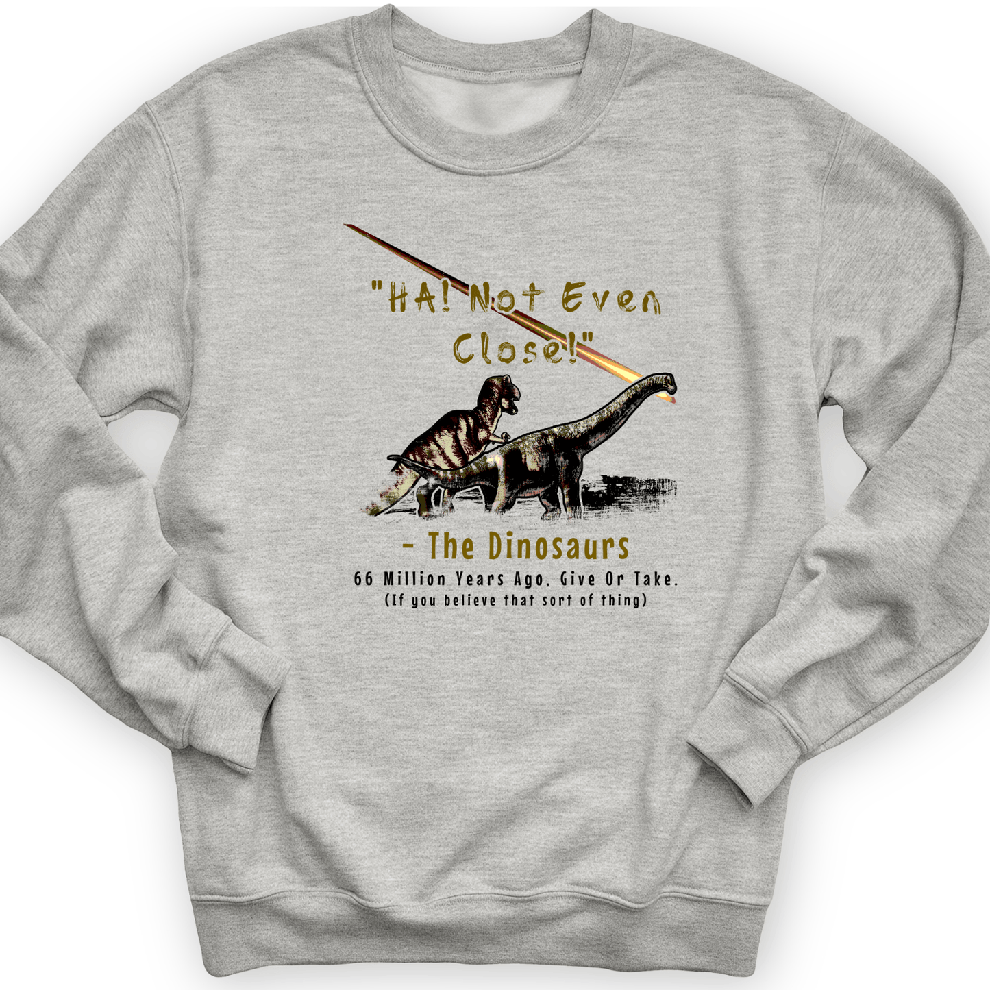 The Dinosaurs Crewneck Sport Grey / S
