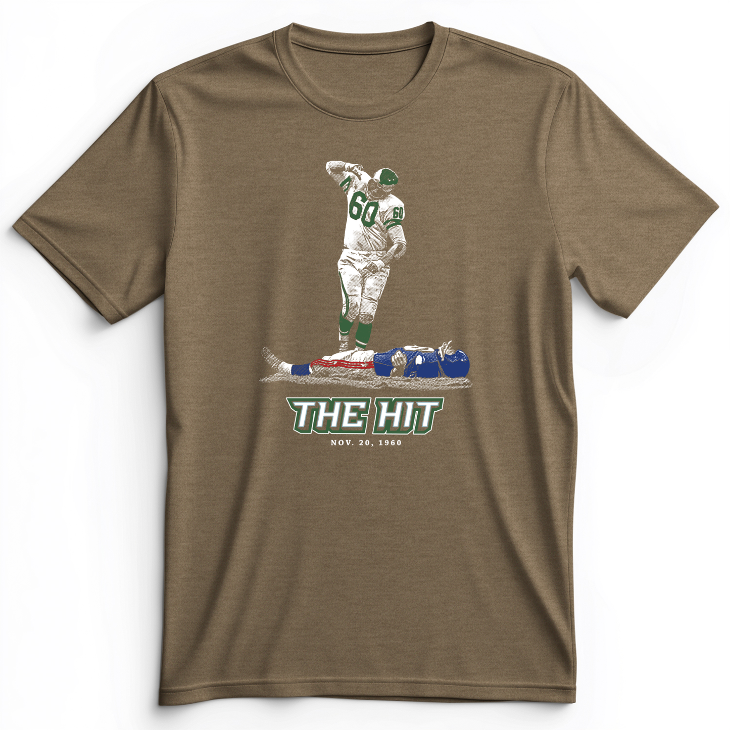 The Hit Premium Tee Heather Olive / S