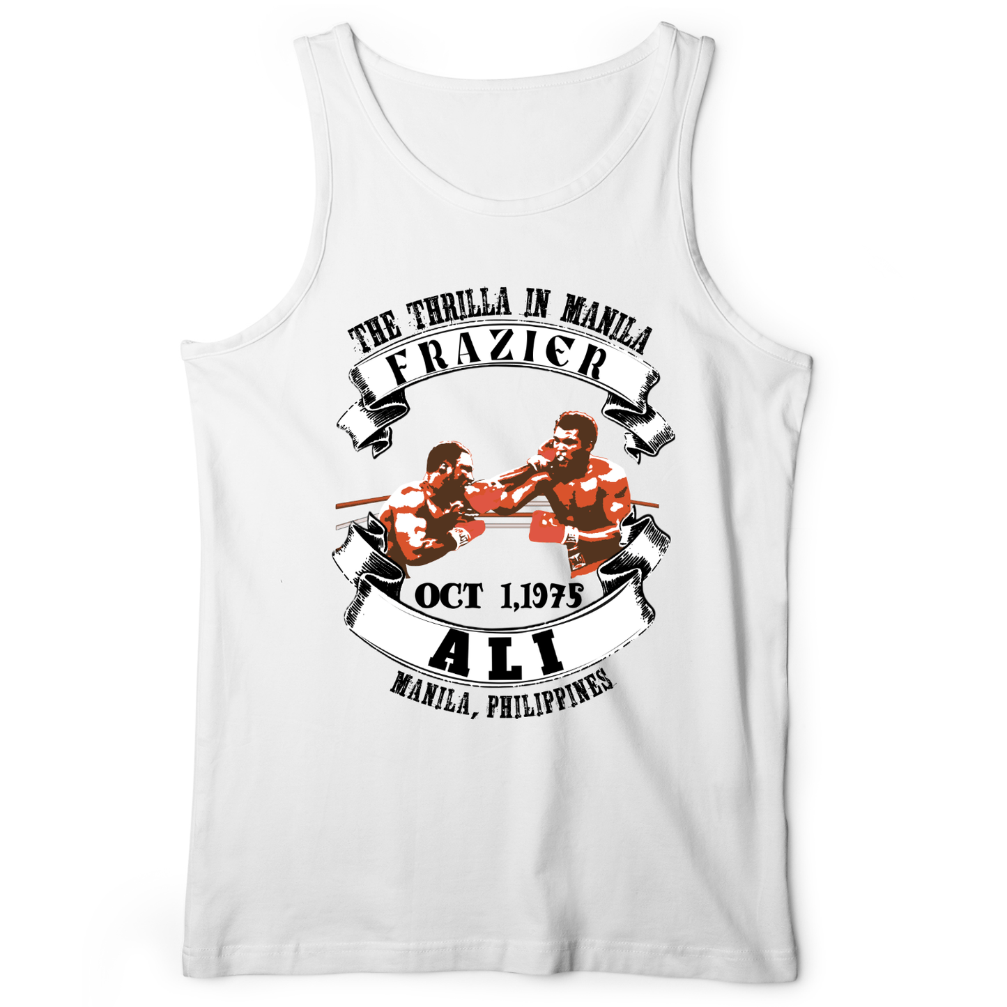 Thrilla In Manila Tank White / XS