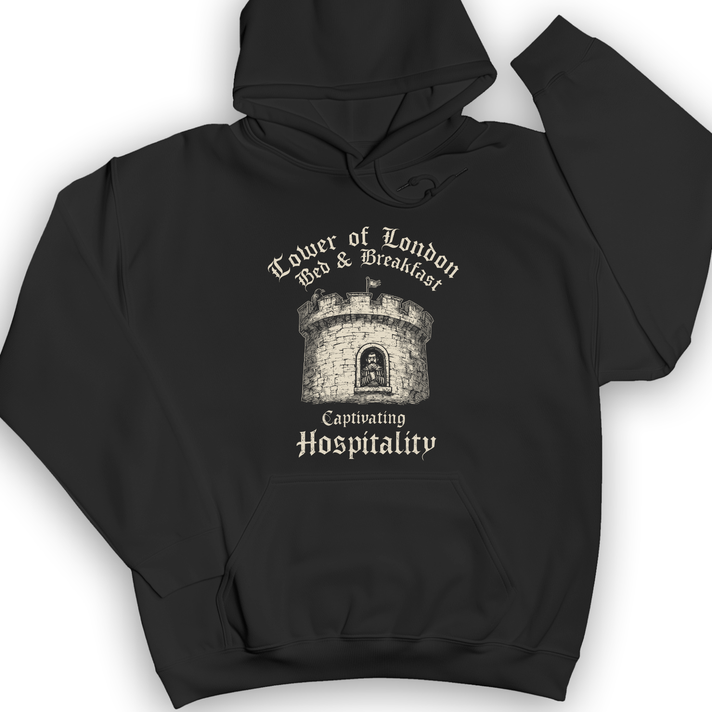 Tower of London Hoodie Black / S