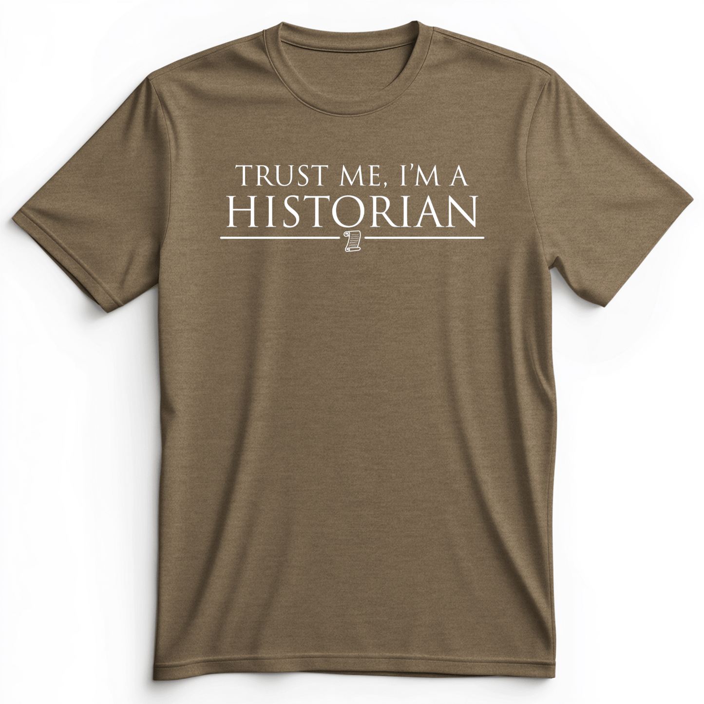 Trust Me Premium Tee Heather Olive / S
