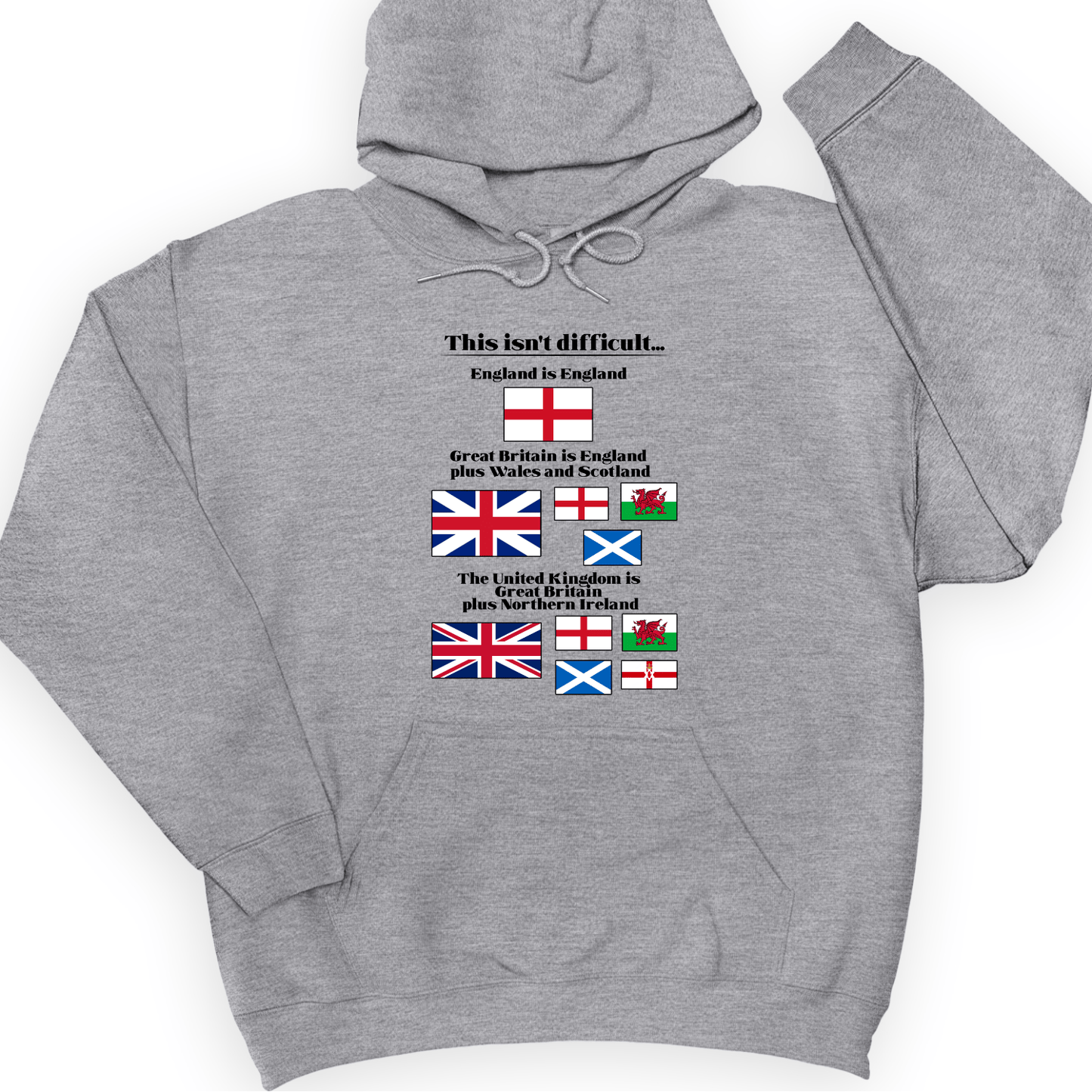 UK Make-up Hoodie Sport Grey / S