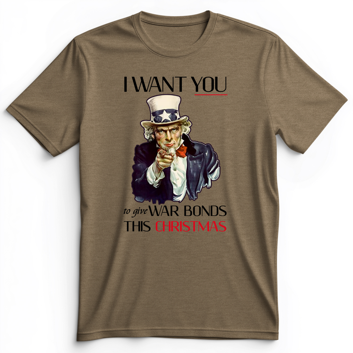War Bonds Premium Tee Heather Olive / S