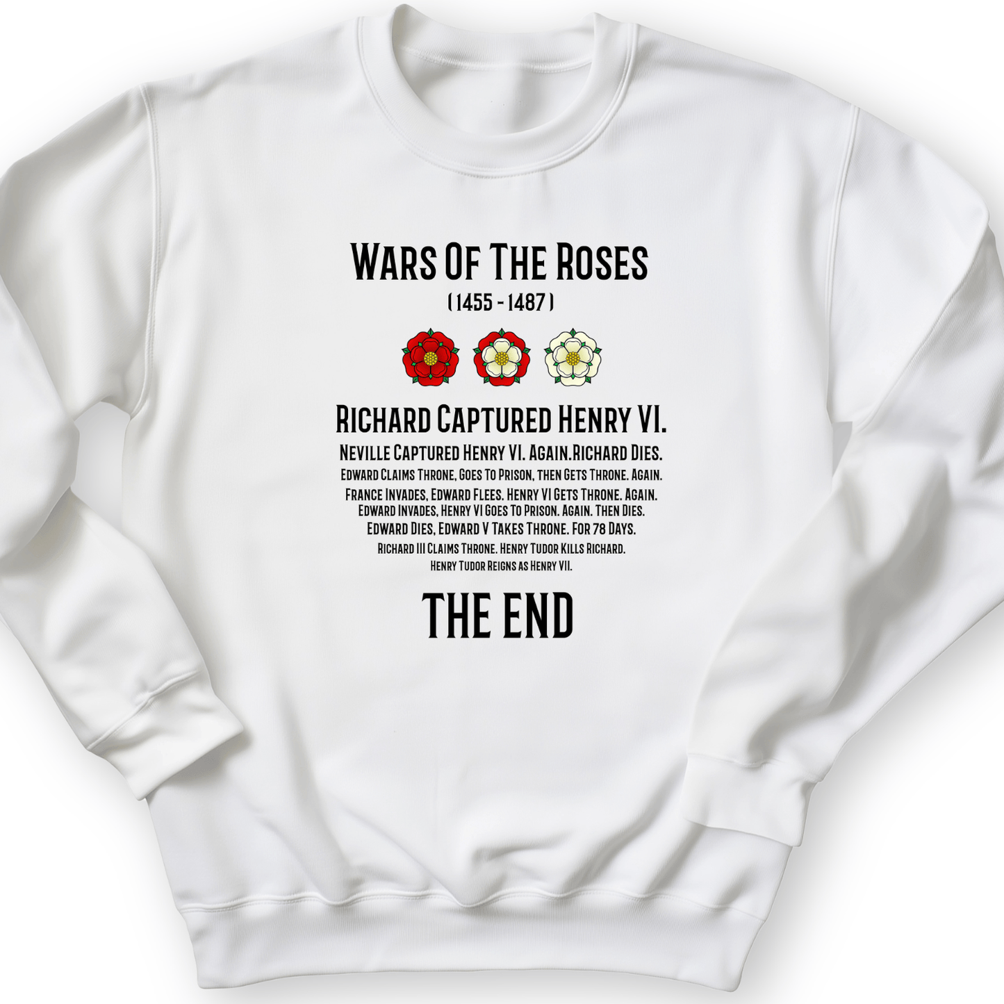 Wars Of The Roses Crewneck White / S