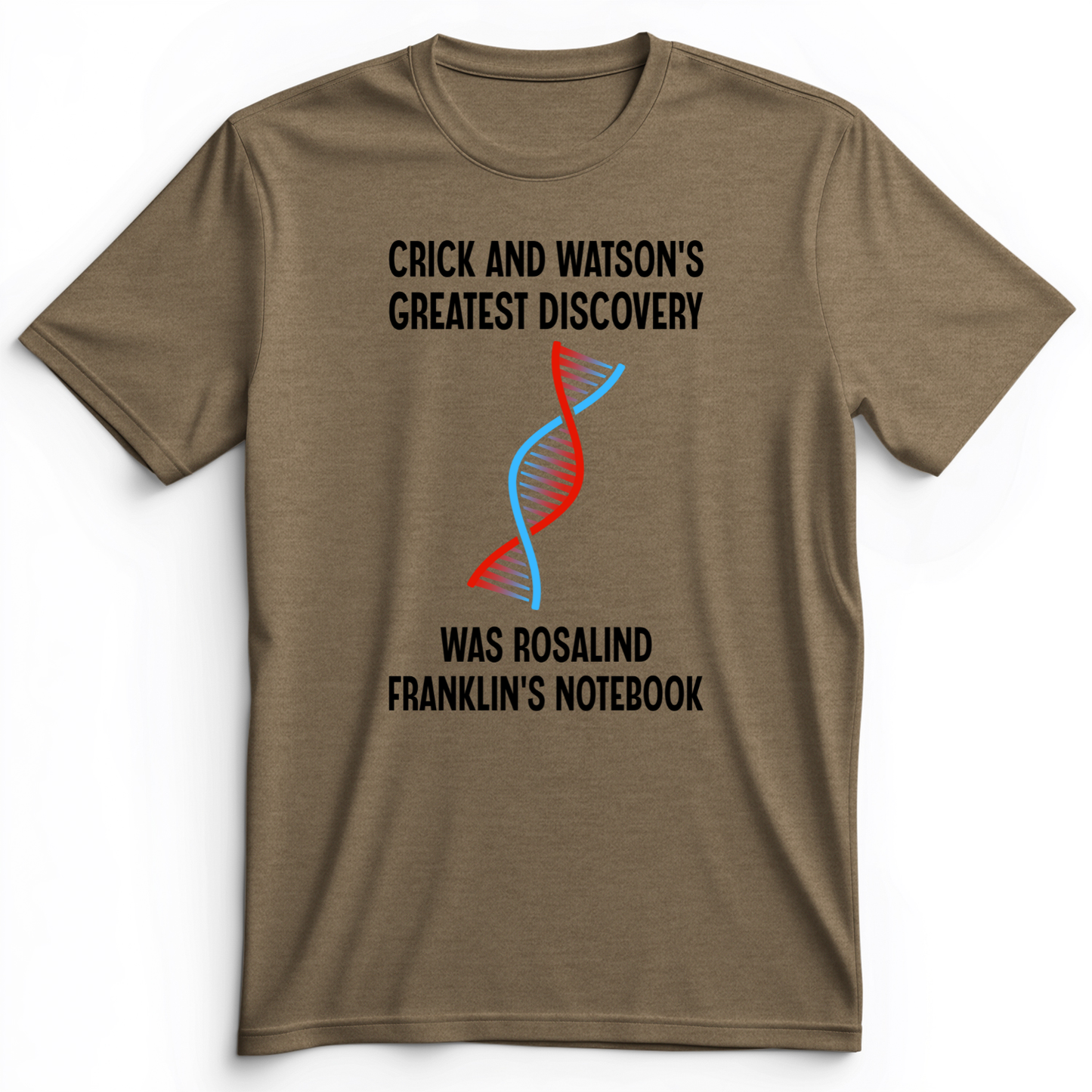 Watson and Crick Premium Tee Heather Olive / S