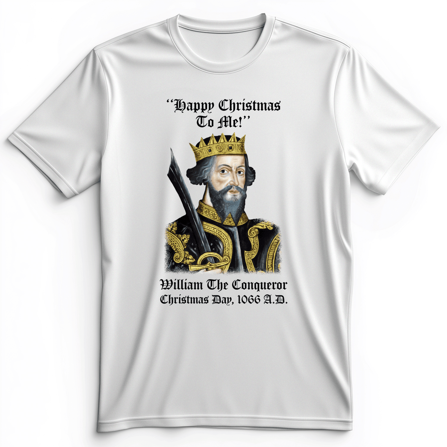 William the Conqueror Crowned Premium Tee White / S