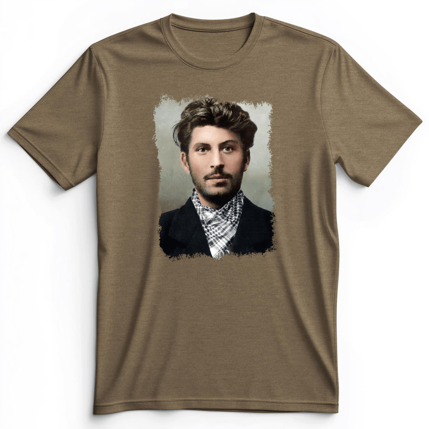 Young Stalin Premium Tee Heather Olive / S