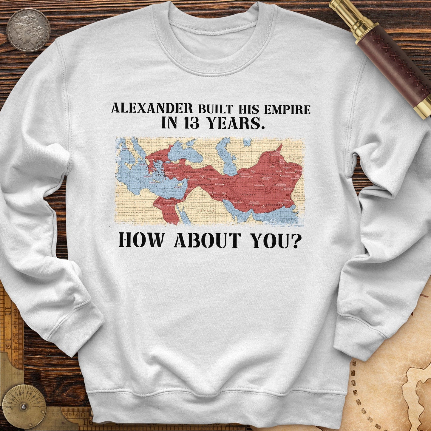 Alexander Conquered Crewneck