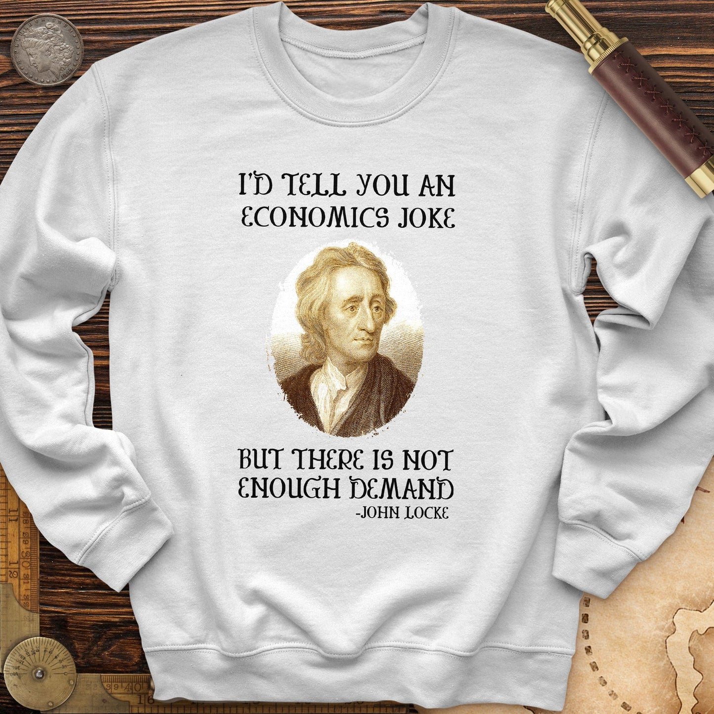 Economics Joke Crewneck