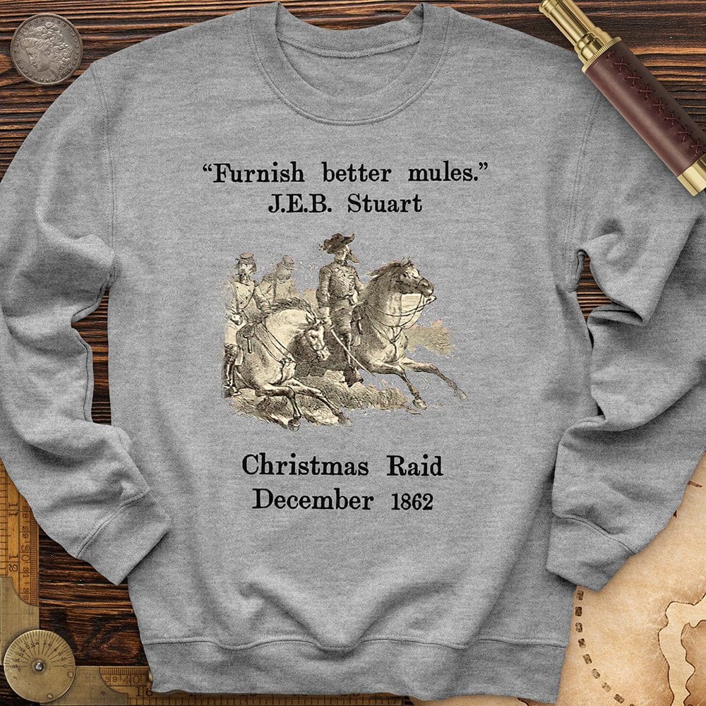 JEB Stuart Christmas Raid Crewneck | HistoreeTees