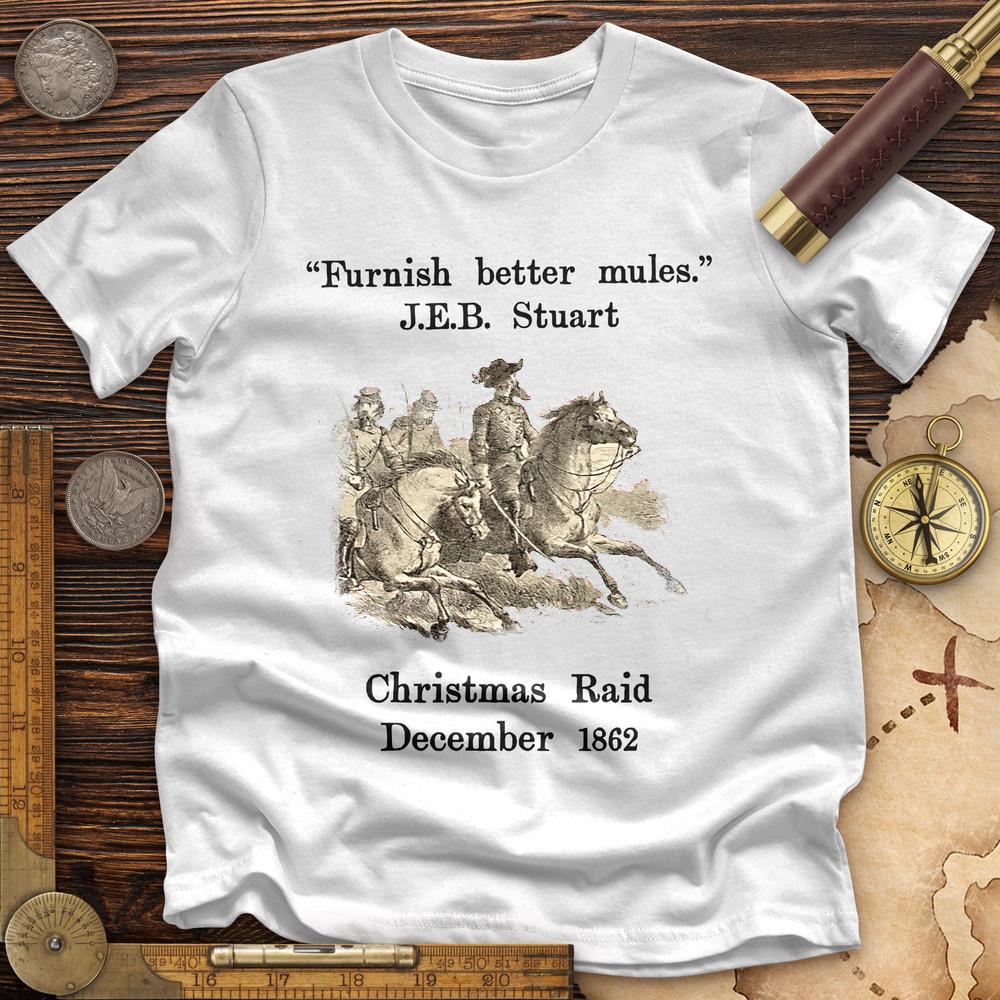 JEB Stuart Christmas Raid Premium Quality Tee | HistoreeTees