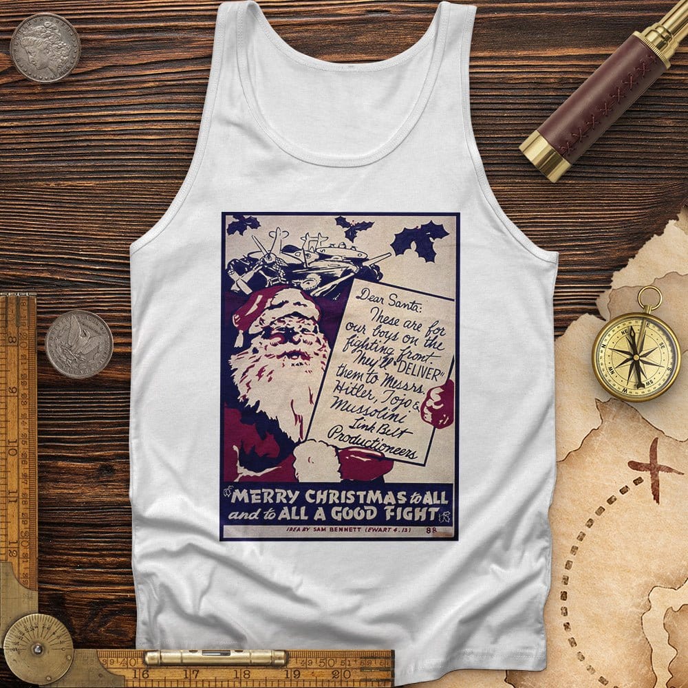 Merry Christmas To All And To All A Good Fight Tank | HistoreeTees