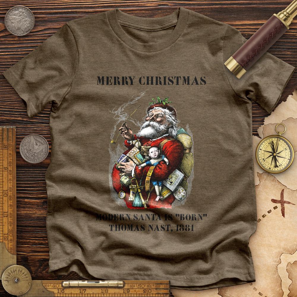 Modern Santa Claus Premium Quality Tee | HistoreeTees