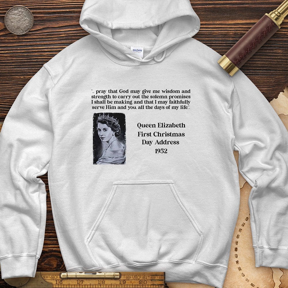 Queen Elizabeth II Xmas Address Hoodie | HistoreeTees