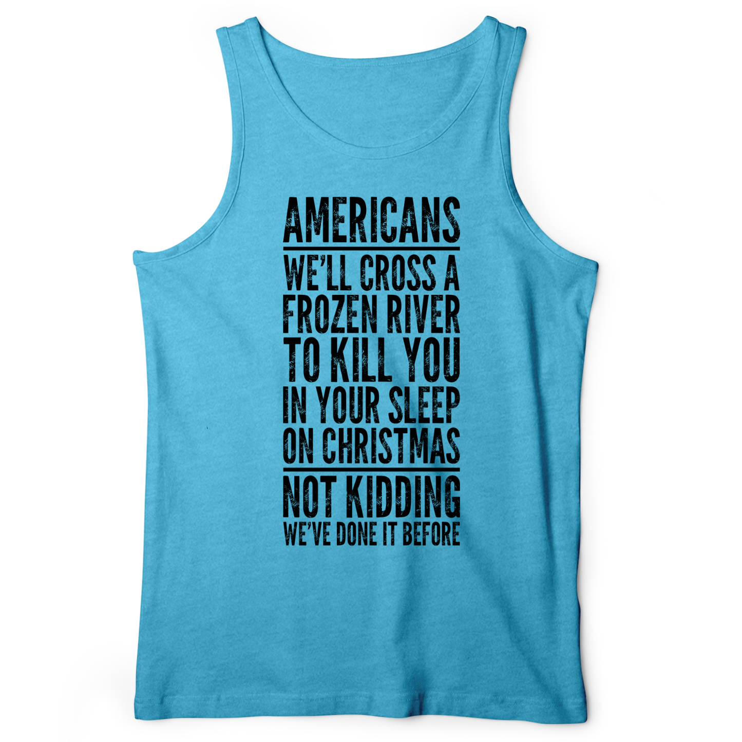 Cross A River on XMas Tank