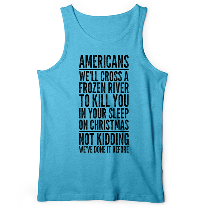 Cross A River on XMas Tank