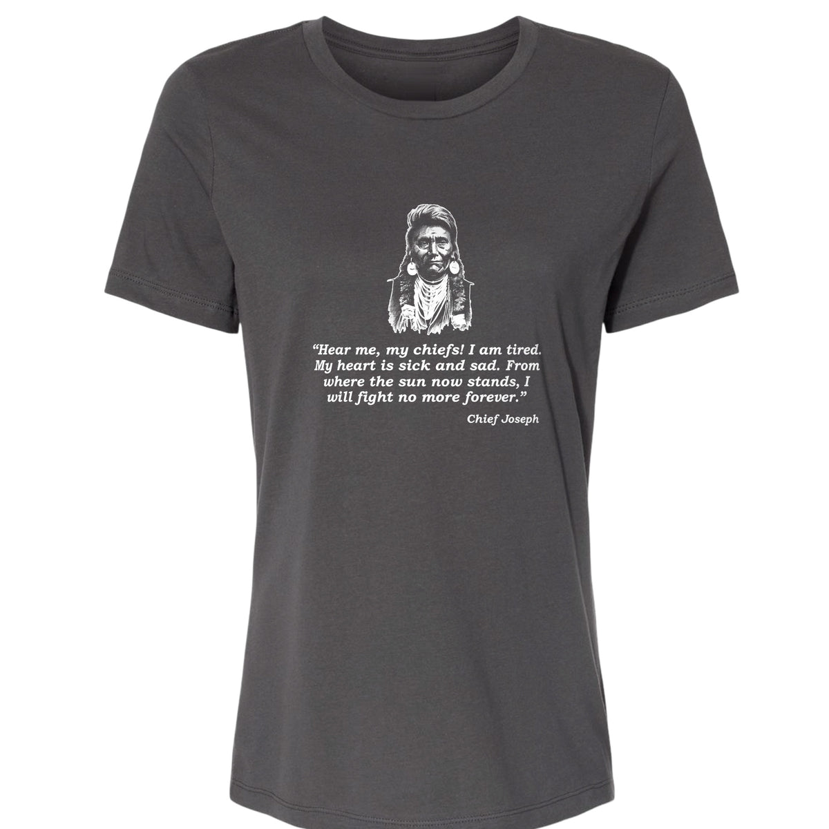 Chief Joseph Fight No More Women's T-Shirt
