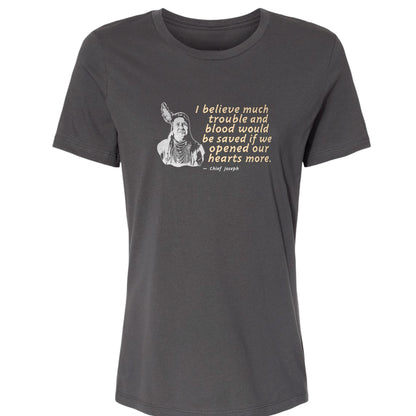 Chief Joseph Open Hearts Women's T-Shirt