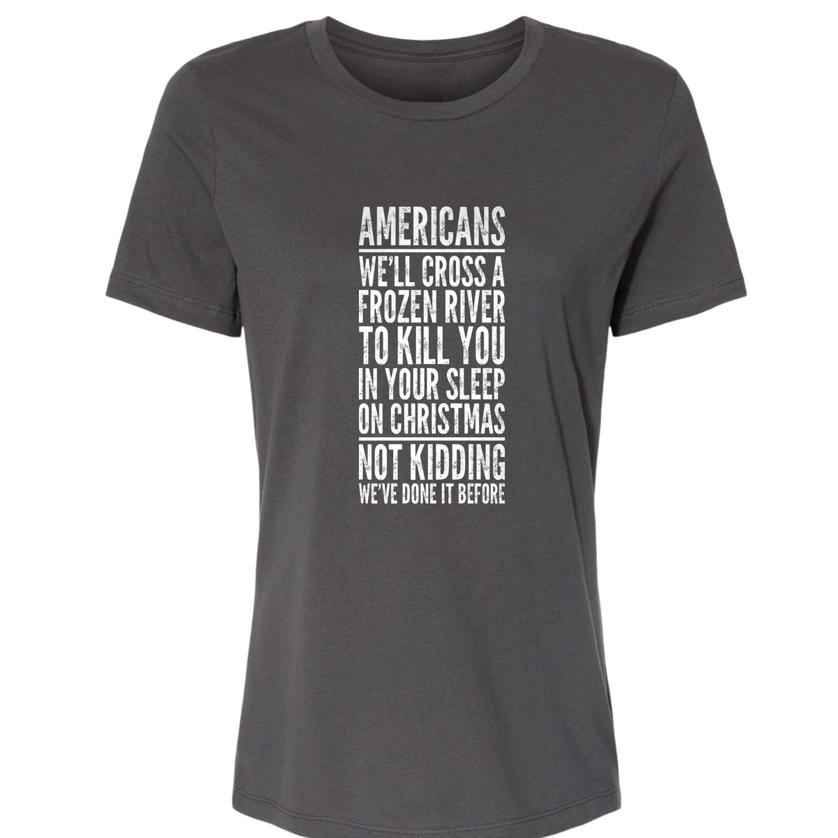 Cross A River On Xmas Women's T-Shirt