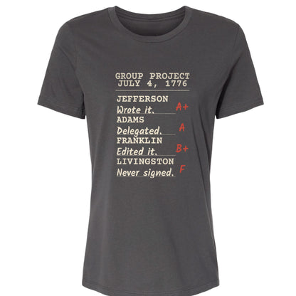 Declaration Of Independence Group Project Women's T-Shirt