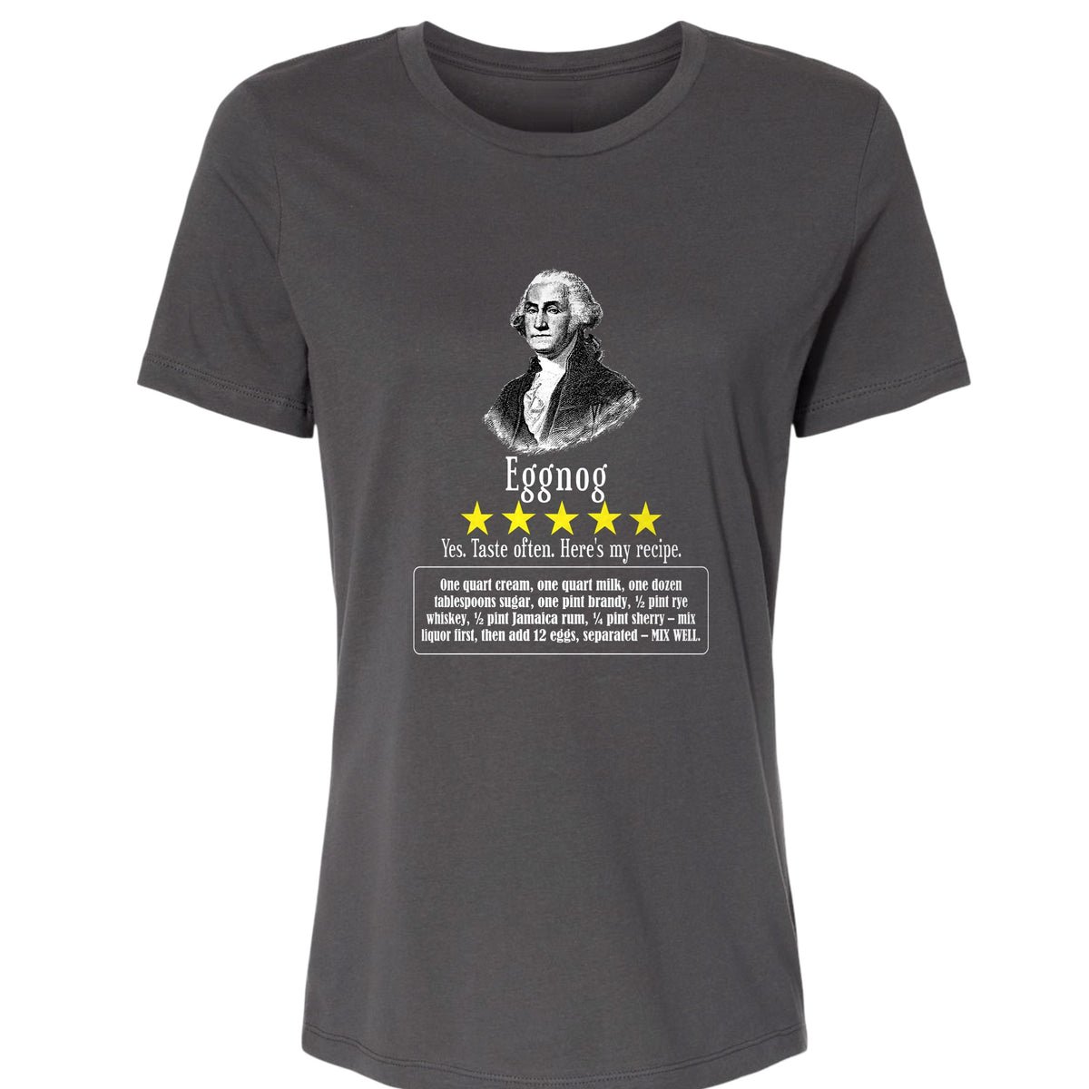 Eggnog George Washington Women's T-Shirt