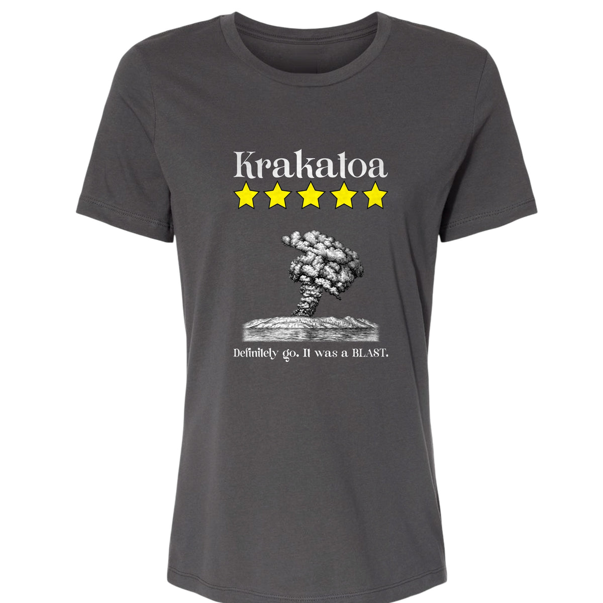 Krakatoa 5 Star Women's T-Shirt