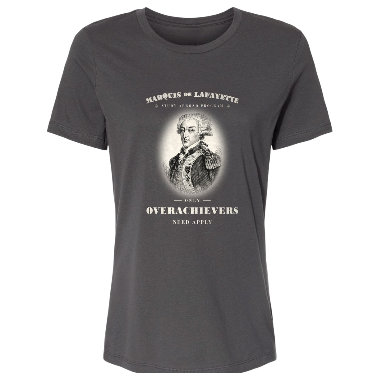 Marquis de Lafayette Study Abroad Program Women's T-Shirt