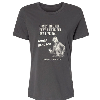 Nathan Hale Whoa Hang On Women's T-Shirt