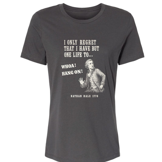 Nathan Hale Whoa Hang On Women's T-Shirt