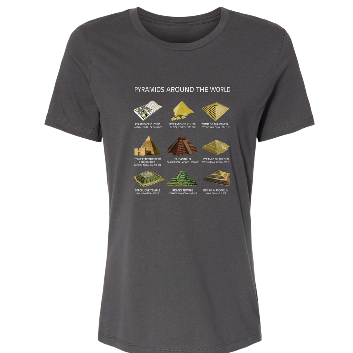 Pyramids of the World Women's T-Shirt