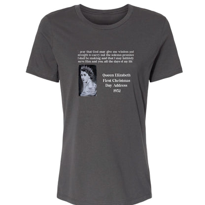 Queen Elizabeth II Xmas Address Women's T-Shirt