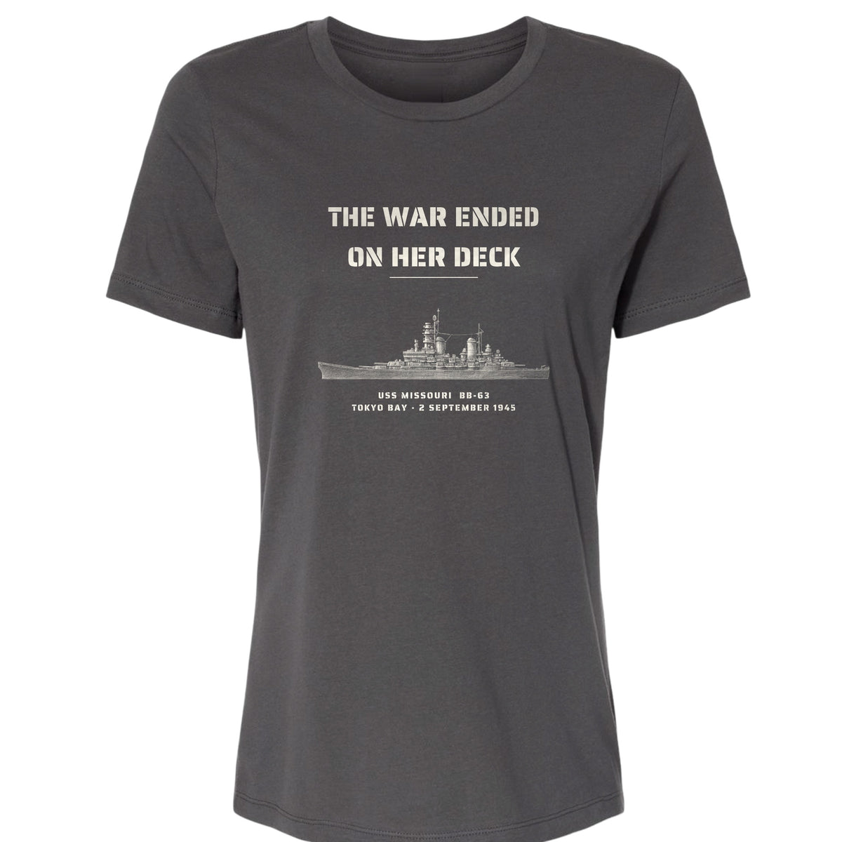 The War Ended On Her Deck Women's T-Shirt