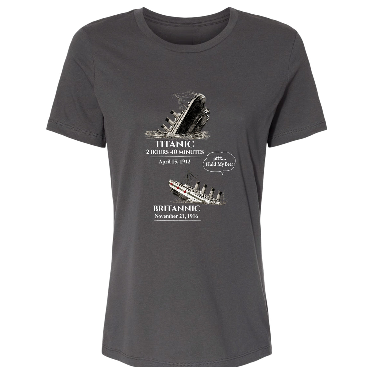 Titanic and Britannic Women's T-Shirt