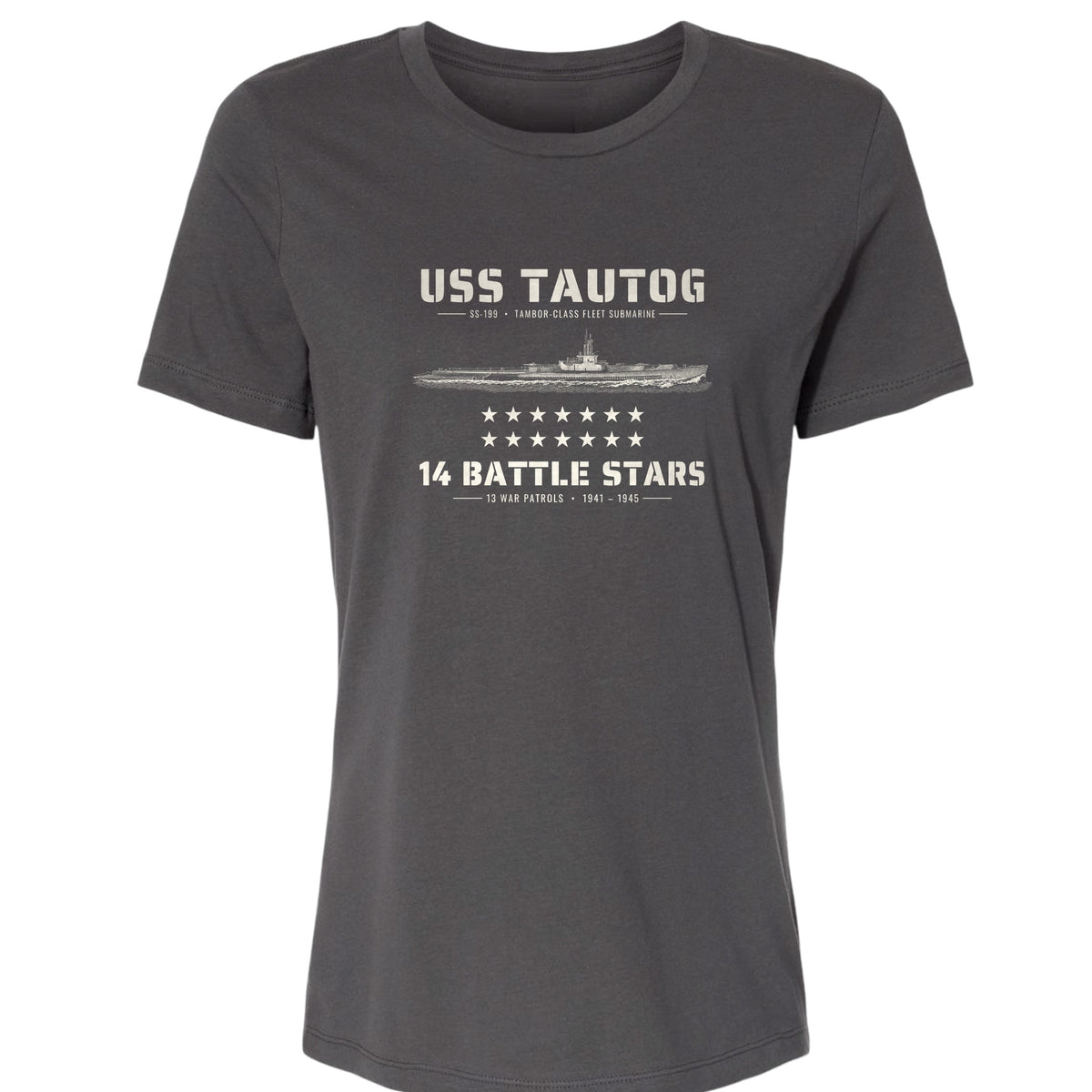 USS Tautog 14 Battle Stars Women's T-Shirt