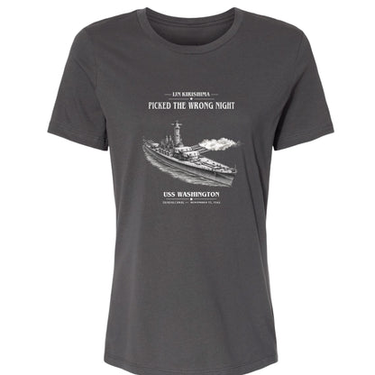 USS Washington at Guadalcanal Women's T-Shirt