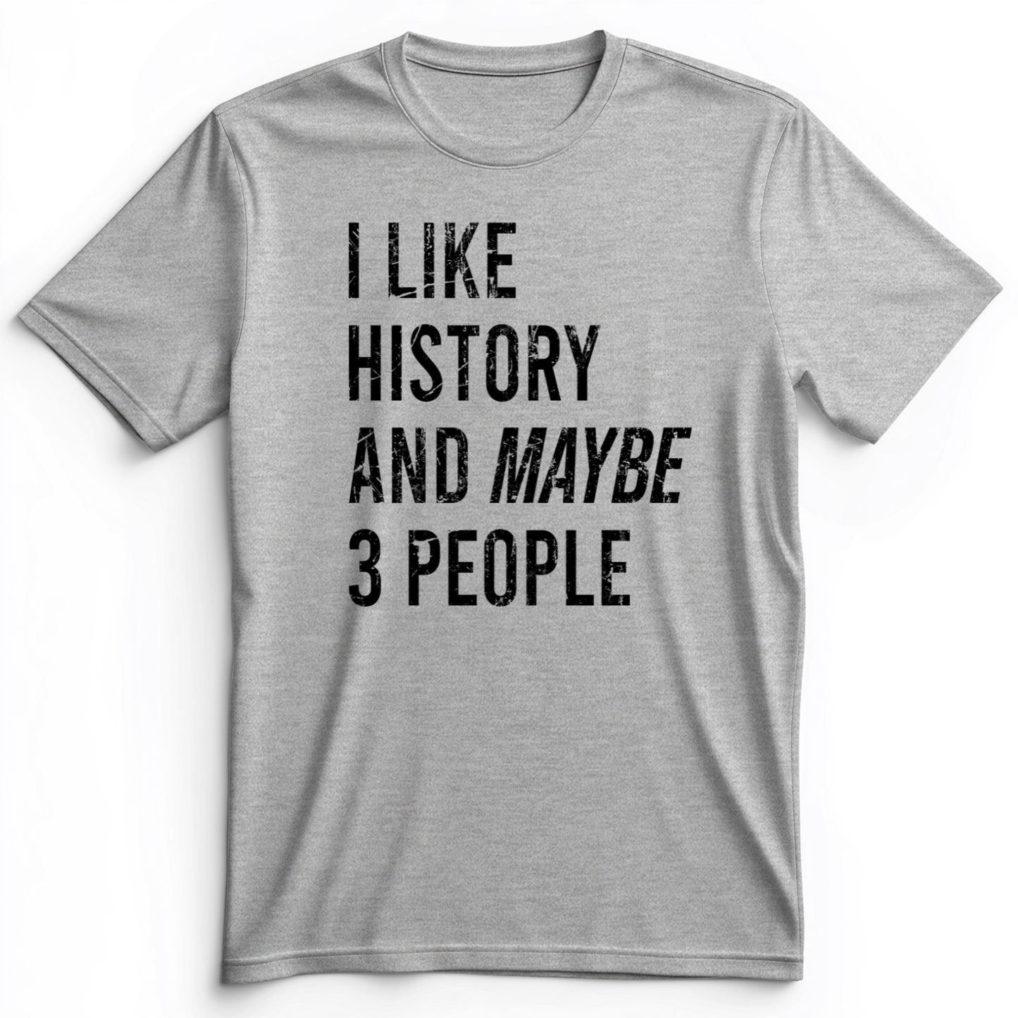 I Like History And Maybe 3 People Premium Tee