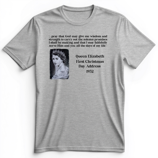 Queen Elizabeth II Xmas Address Premium Tee
