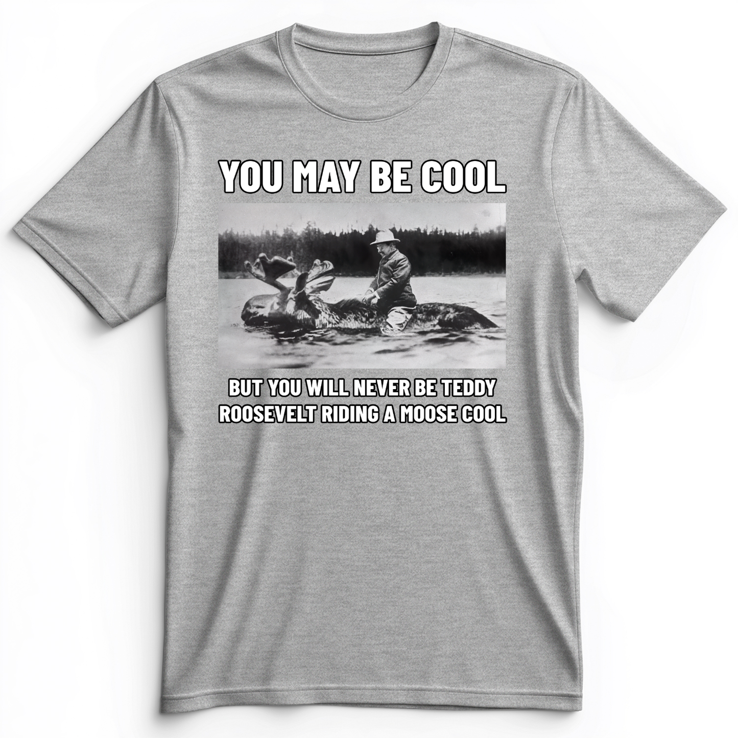 Teddy Riding Moose Premium Tee