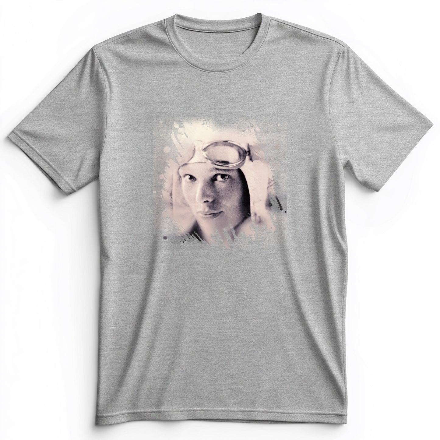 Amelia Earhart in Color Premium Tee