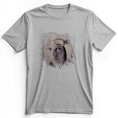 Amelia Earhart in Color Premium Tee