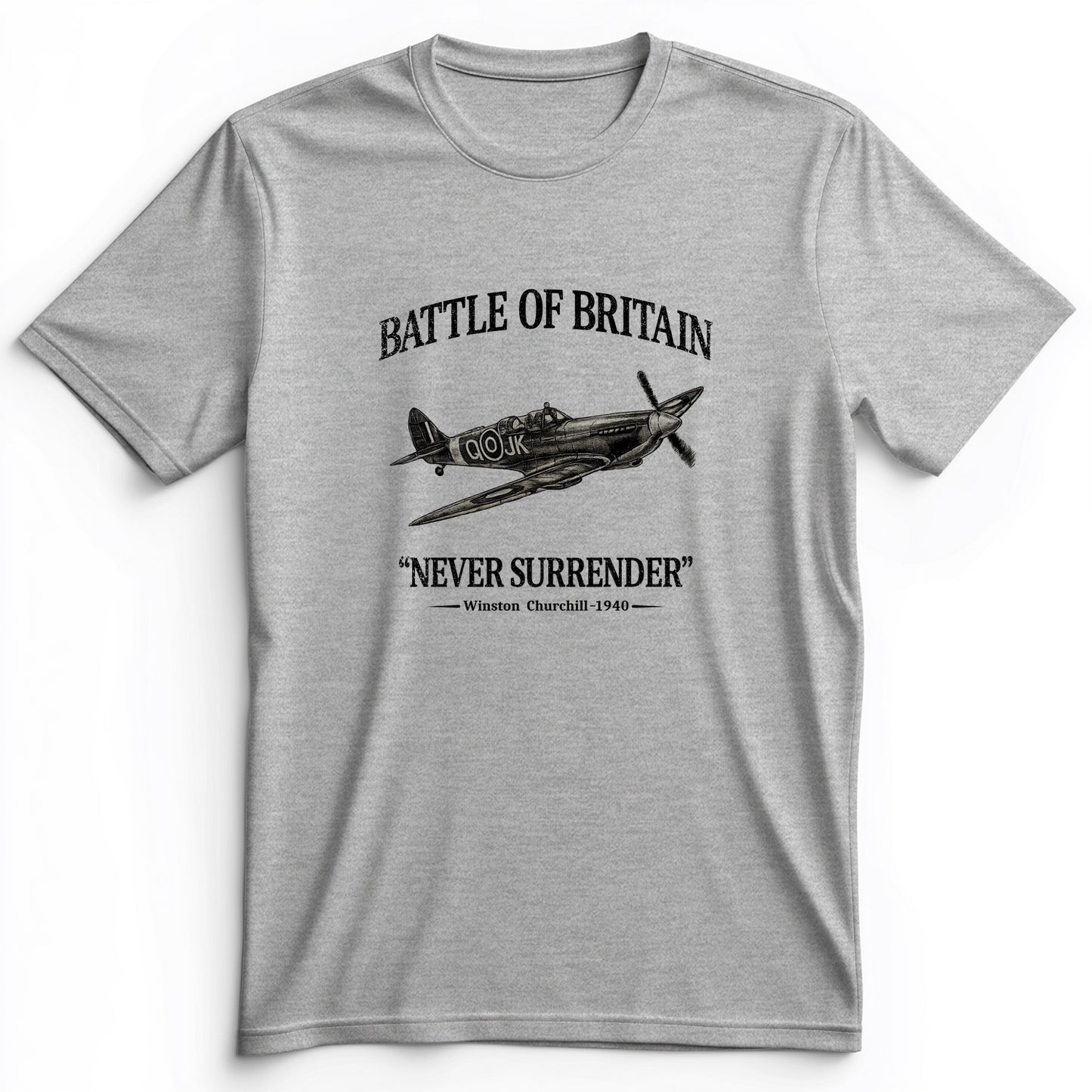Battle of Britain Never Surrender Premium Tee
