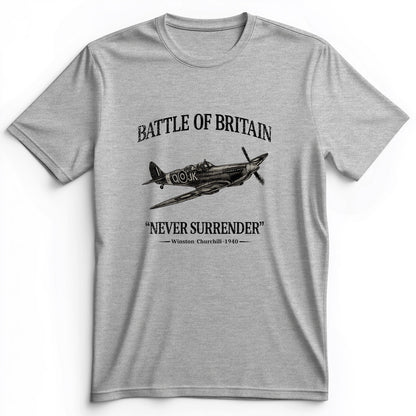 Battle of Britain Never Surrender Premium Tee