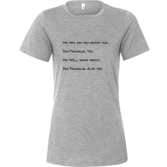 Ben Franklin Inventor Women's T-Shirt