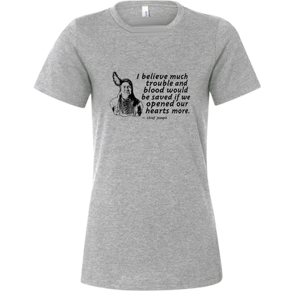 Chief Joseph Open Hearts Women's T-Shirt