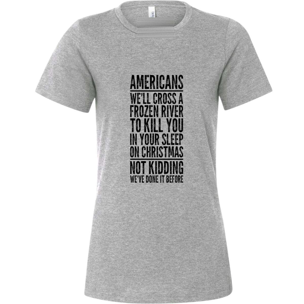 Cross A River On Xmas Women's T-Shirt